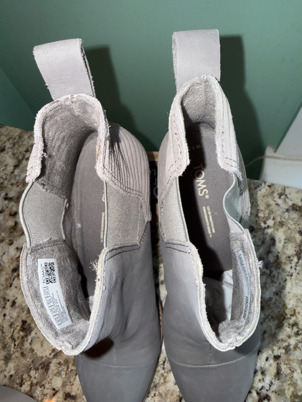 TOMS Everly Ankle Heel Bootie in Cement Grey **NWOBox - Picture 4 of 7